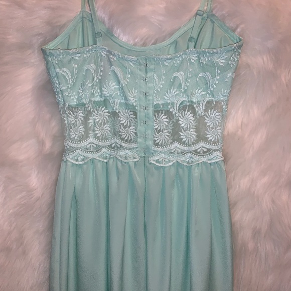 Mint Lace Sundress - Picture 3 of 4